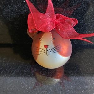 HOLIDAY CAT ORNAMENT
